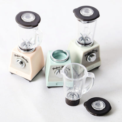1/12 Miniature Blender Toy, Cute Dollhouse Kitchen Juicer Model, Tiny Play Food Smoothie Maker Ornament for OB11 Blythe Doll Accessory